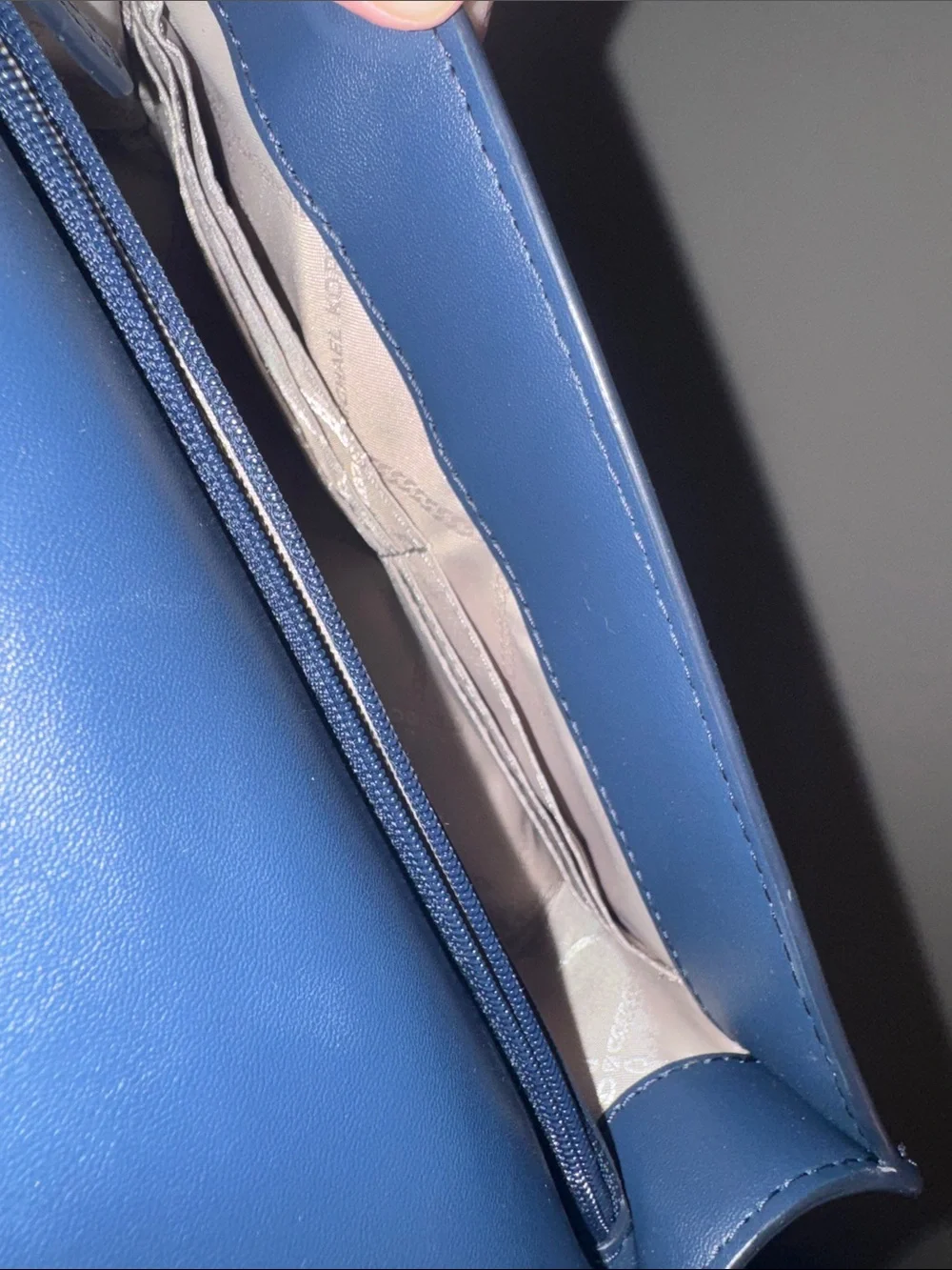 Michael Kors Navy Blue Leather Crossbody Bag